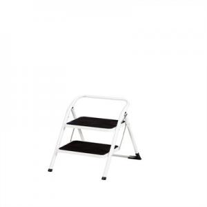 China Foldable Carbon Aluminum Steel Hand Truck Ladder White Square 2 Step on sale