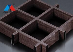China Aluminum Open Cell Ceiling Grid Tiles Anti Static For Industrial Civil Buildings wholesale