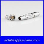 Lemo FGG.0B.304.CLAD52Z Circular Connector 0B Series Plug, 4, Pin Solder, Cable