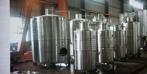 China 1000L Pillow Plate Jacket Tank , Wine Jacketed Storage Tank wholesale