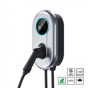 China Type 1 EV Charger 40A Charging Station 9.6KW Wallbox Level2 Electric Vehicle Charger With LCD Screen wholesale