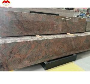China High Quality Polished Red Granite Stone Himalayan Blue Granite Big Slab for Interior Stairs Decor and Kitchen Products wholesale