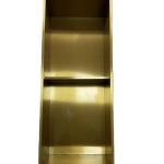 Brushed Surface Finish LED Gold Trim Shower Niche for Modern STAINLESS STEEL