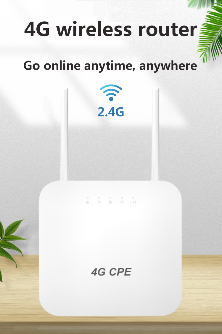 WS2206 Lte 4G Cpe Router With Sim Slot FCC / CE Certificate