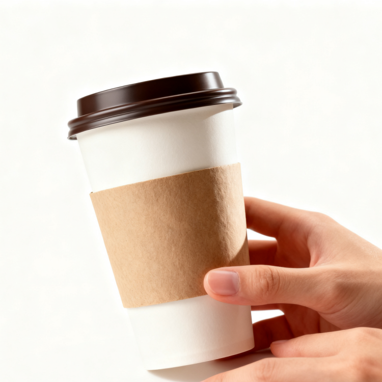 Eco-friendly water-based coating custom logo disposable double-layer coffee paper cup