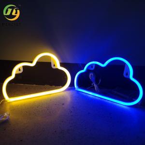 China LED Cloud Neon Modeling Lights Color Lights Creative Room Hanging Wall Decorative Lights on sale