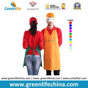 China China factory popular fashinal advertising polyester apron for cleaning best kitchen tool wholesale