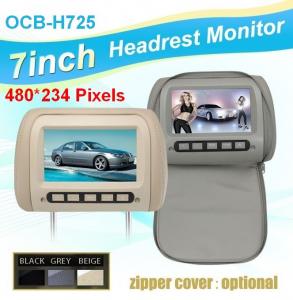 China Ouchuangbo 7 inch Car Headrest monitor DVD Player with touch screen MP3 MP4 wholesale