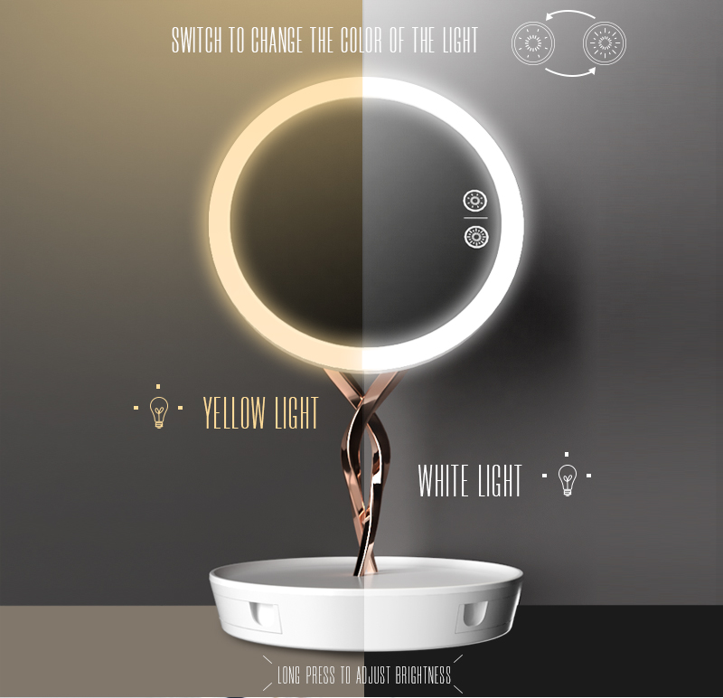 Led Ballet Mirror with two Leds light system GK-SK1811