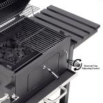 115cmx46cm Black Portable Outdoor Cooking Grills For Barbecue Stove