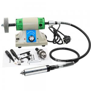 China 480W Table Top Grinder Polisher Jewelry Lathe Machine Grinder Variable Speed 10000 Rpm on sale