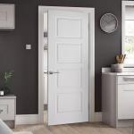 YALIG Modern House Interior Wooden Door with Side Opening and Waterproof Feature