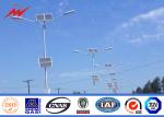 Powder Coating 3.75mm Galvanized Steel Pole One Section for Plaza Lighting