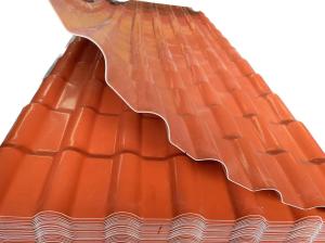 China 960mm Fireproof ASA Synthetic Resin Roof Sheet For Villa Patio Gazebo wholesale