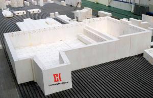 China High Temperature AZS Fire Brick Light Yellow Customizable Thermal Conductivity ≤0.2W/M.K wholesale