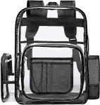 Clear Backpack Heavy Duty - Large Clear Backpacks For School PVC Transparent