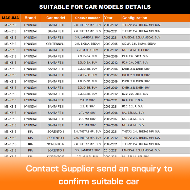 513670 Front Ball Joint for HYUNDAI CENTENNIAL I MB-K313 MASUMA Auto Suspension Systems