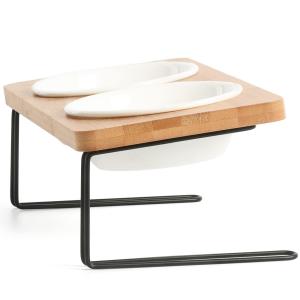China Raised Elevated Ceramic Pet Bowl For Cat Dog Food Water Feeding OEM wholesale