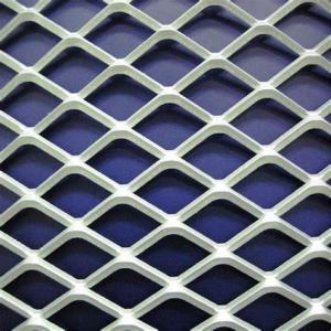 China 4Mm Thickness Low Carbon Steel Galvanized Honeycomb Expanded Metal Mesh Lowes Steel Grating wholesale