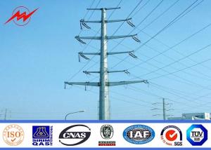 China Electrical Galvanized Steel Power Pole 11.8m 8KN 10KN 12.5KN 25KN Q345 wholesale