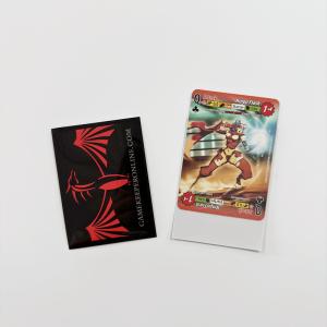 China Soft Double Laser Waterproof Toploader For 100PCS Custom Art Printed Sport Card Sleeves wholesale