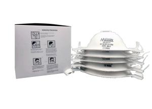 China Easy Breathing FFP3 Disposable Asbestos Mask , Cupped Face Mask Light Wear wholesale
