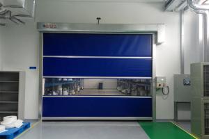 China Inside Outside Full Transparent PVC Window Roll Up Door Shoulder Protection wholesale