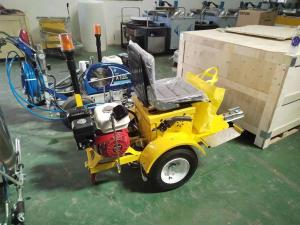 China Thermoplastic Cold Spraying Ride-On Road Marking Machine Booster Gasoline wholesale