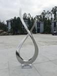 Art Modern Abstract Sculpture Stainless Steel Mirror Polished Finishing