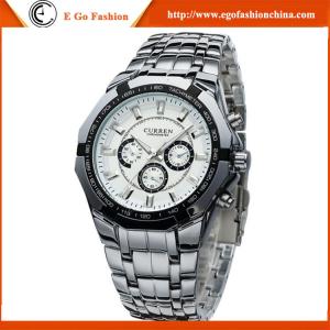 China New Arrival James Bond 007 Watch Stainless Steel Band Quartz Watch Business Man Watches wholesale