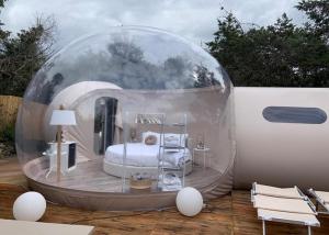 China Water Resistant Inflatable Bubble Tent With Air Blower 220V/110V wholesale