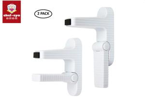 China Home Door Lever Child Safety Door Locks Plastic Material White Color Long Lifespan wholesale
