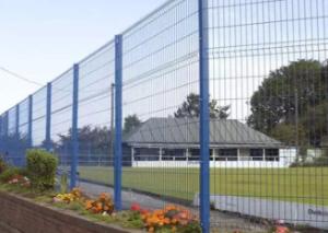 China Home Outdoor Decorative Welded Wire Mesh Metal Curved Panel 3D Garden Fence wholesale
