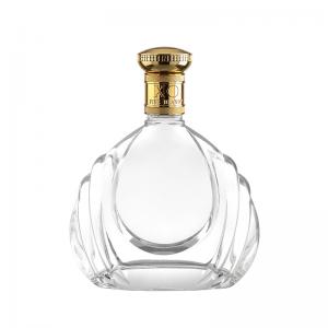 China Super Flint Glass Mini Cut Glass Liquor Bottle for Vodka Gin Tequila Glass Bottle on sale