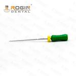 6 Pcs K Type Endodontic Hand Files Stainless Steel Material 28 / 31 Mm