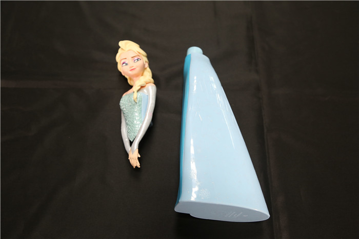 Blue Snow Color Disney Frozen Figurines Cartoon Shampoo Bottle ANNA ELSA Princess Container
