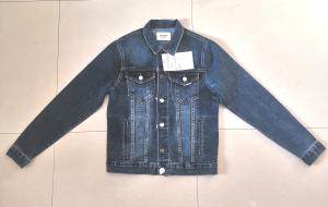 China Trend Denim Jeans Jacket Long Sleeve Slim Fit Boy Casual Jeans Jacket MDJ982-4 wholesale