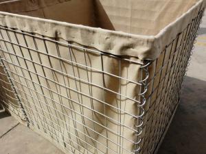 China Galvanized Weld Gabion Hesco Barrier Blast Wall 1030mm Height wholesale