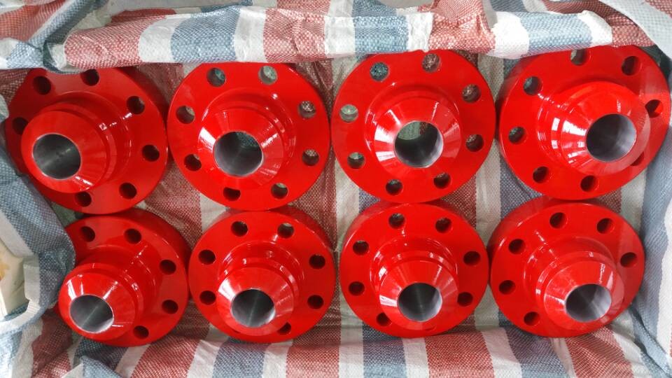 Alloy Steel Wellhead RTJ Weld Neck Flanges / Flanged Spool Adapter 2 1/16"