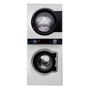 China Conveniently Sized Coin Operated Laundromat Washing Machine And Dryer 880*1000*2100mm wholesale