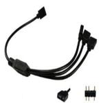 Motherboard RGB Interface Hub Extension Cable 4pin 12V ARGB Fan Cable