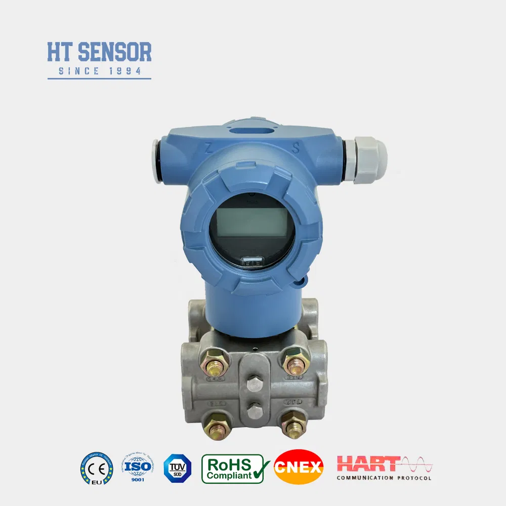 HTsensor Digital Capacitive Differential 4-20mA Hart Pressure Transmitter Smart Pressure Sensor