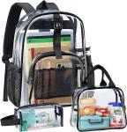 Clear Backpack Heavy Duty - Large Clear Backpacks For School PVC Transparent