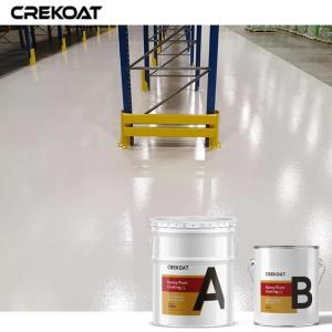 China Flake Decorative Concrete Floor Coating Epoxy Varnish Intermediate Coating wholesale