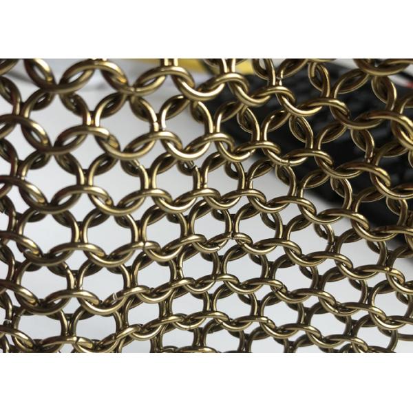 Different Color Chain Mail Wire Mesh Stainless Steel Ring Mesh Curtains