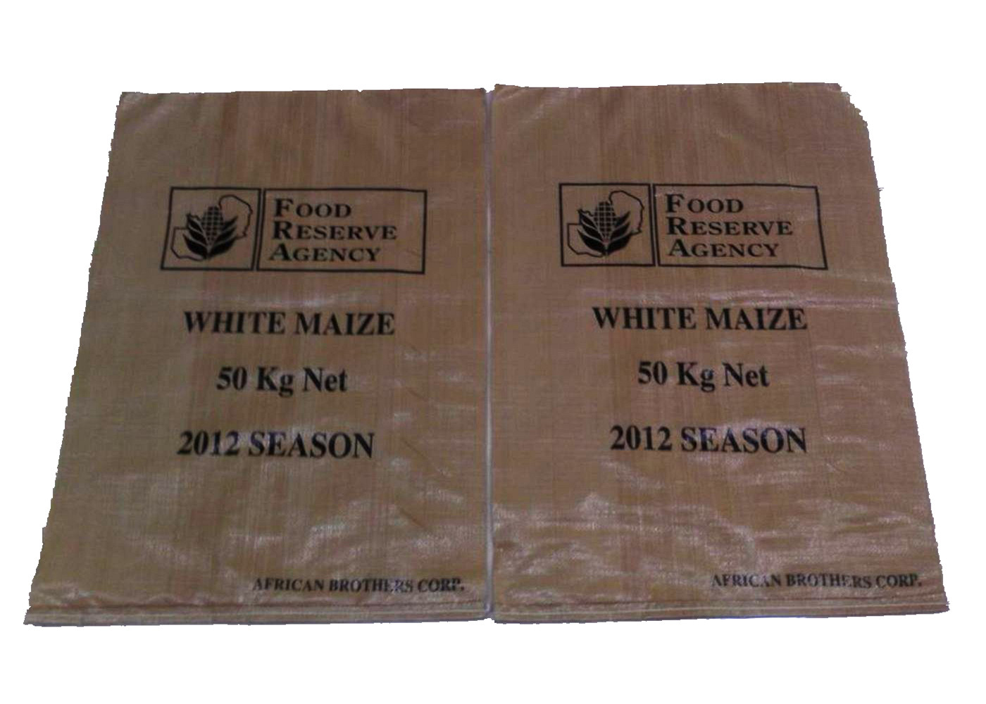 25KG 50KG PP Woven Sack Bags For Rice , Custom Woven Polypropylene Bags