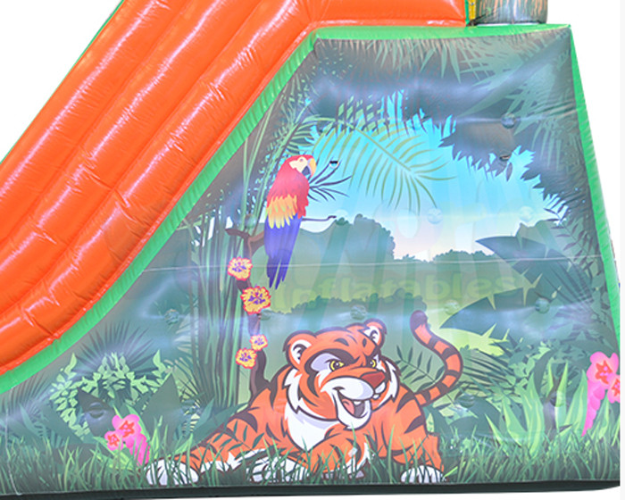 Tiger Double Side Inflatable Jump Bouncer Adult Bouncy Castle