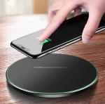 Super Slim Qi Compatible Wireless Charger 10W/7.5W/5W Fast Charging Wireless Pad