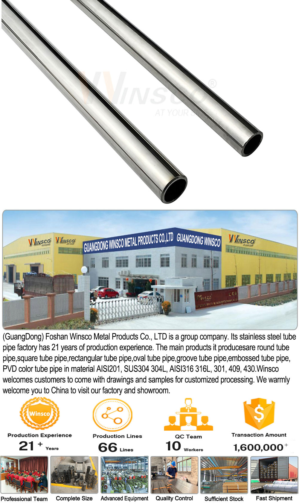 AISI 201 304 316 Satin Mirror Finish 12.7mm Inox Tube 1/2'' Stainless Steel Round Pipe 0.4mm-1.5mm Thickness