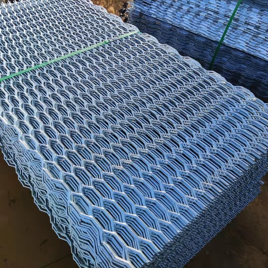 Carbon Steel 4mm Hexagon Hole Stretching Expanded Metal Heavy Duty